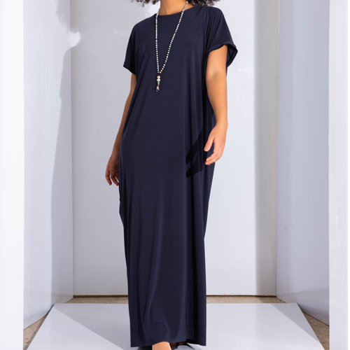 Basic Dress In Dark Grey