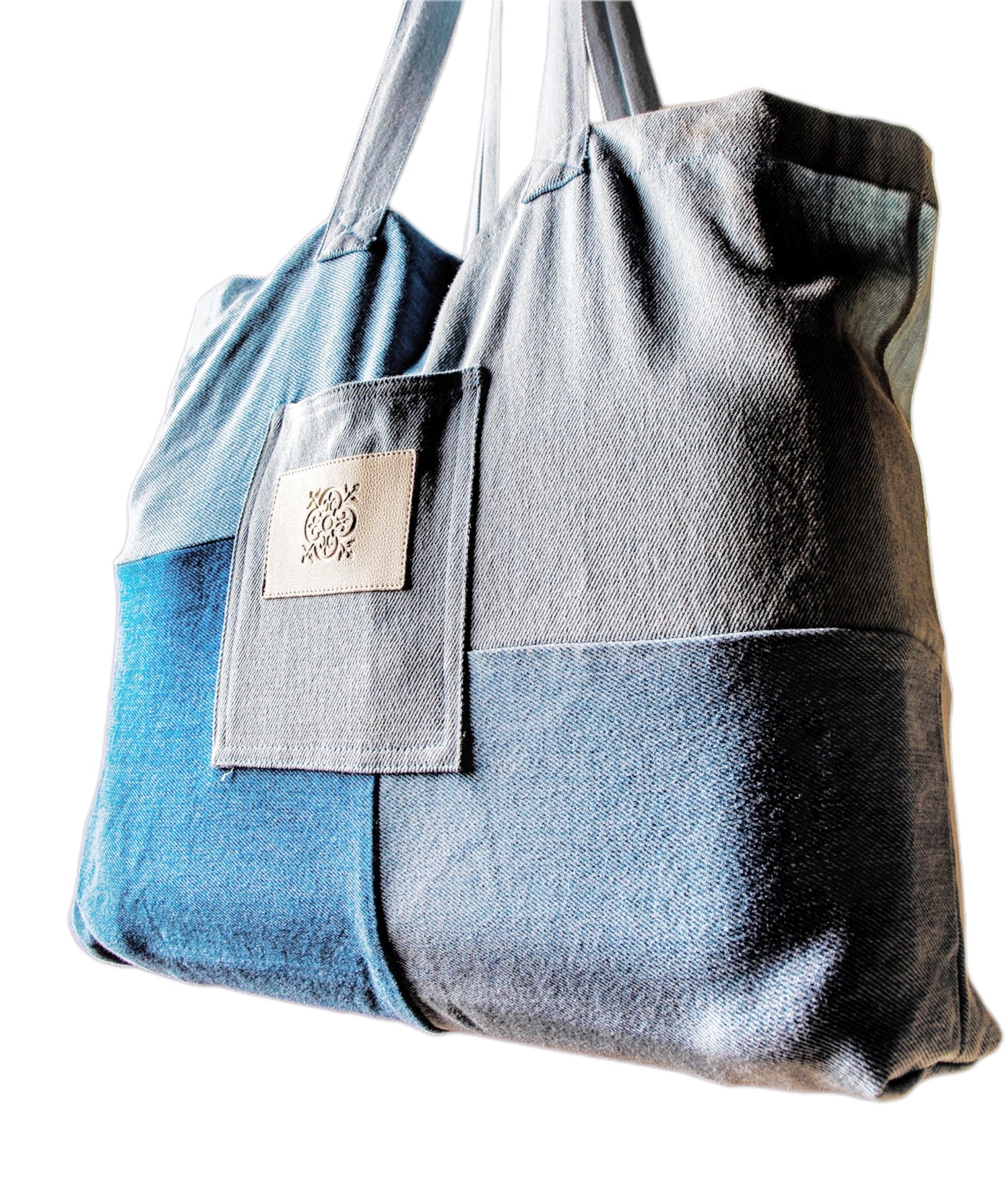 Patchwork Denim Tote