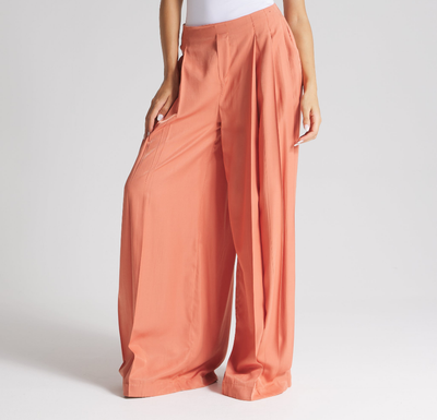 Soft Wide leg In Peach