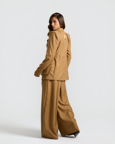 Elastic Waist Blazer