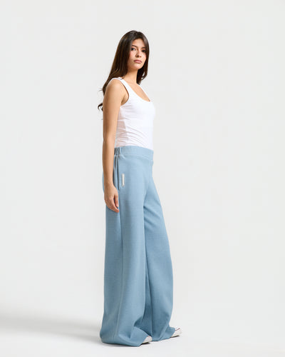 Wide Leg Jogger Sky Blue