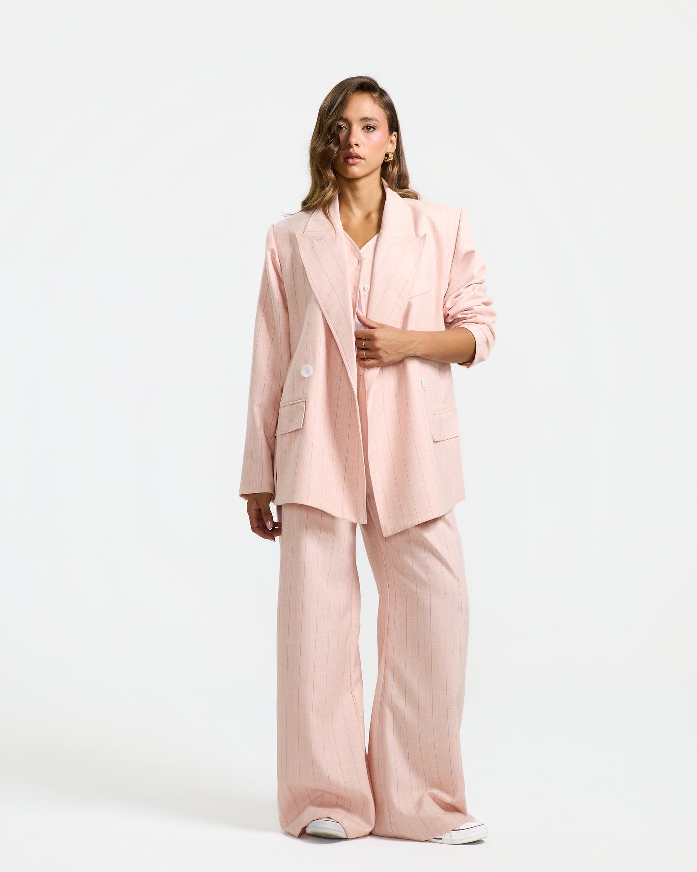 Cutout Oversize Pink Blazer