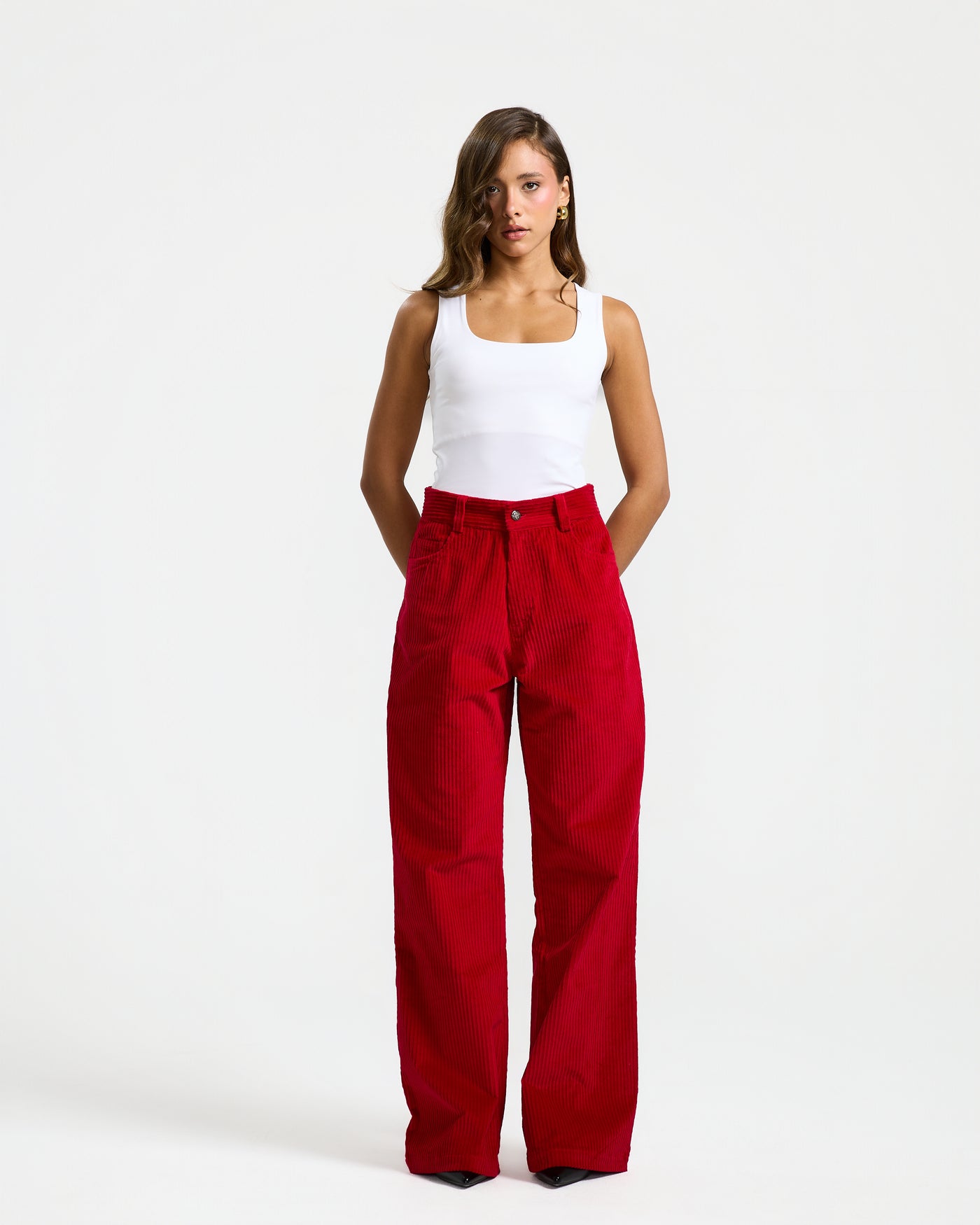 Red Corduroy Pants