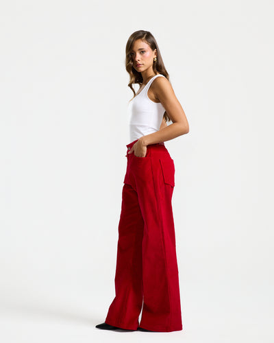 Red Corduroy Pants