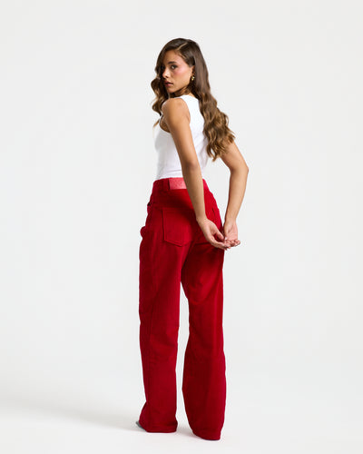 Red Corduroy Pants