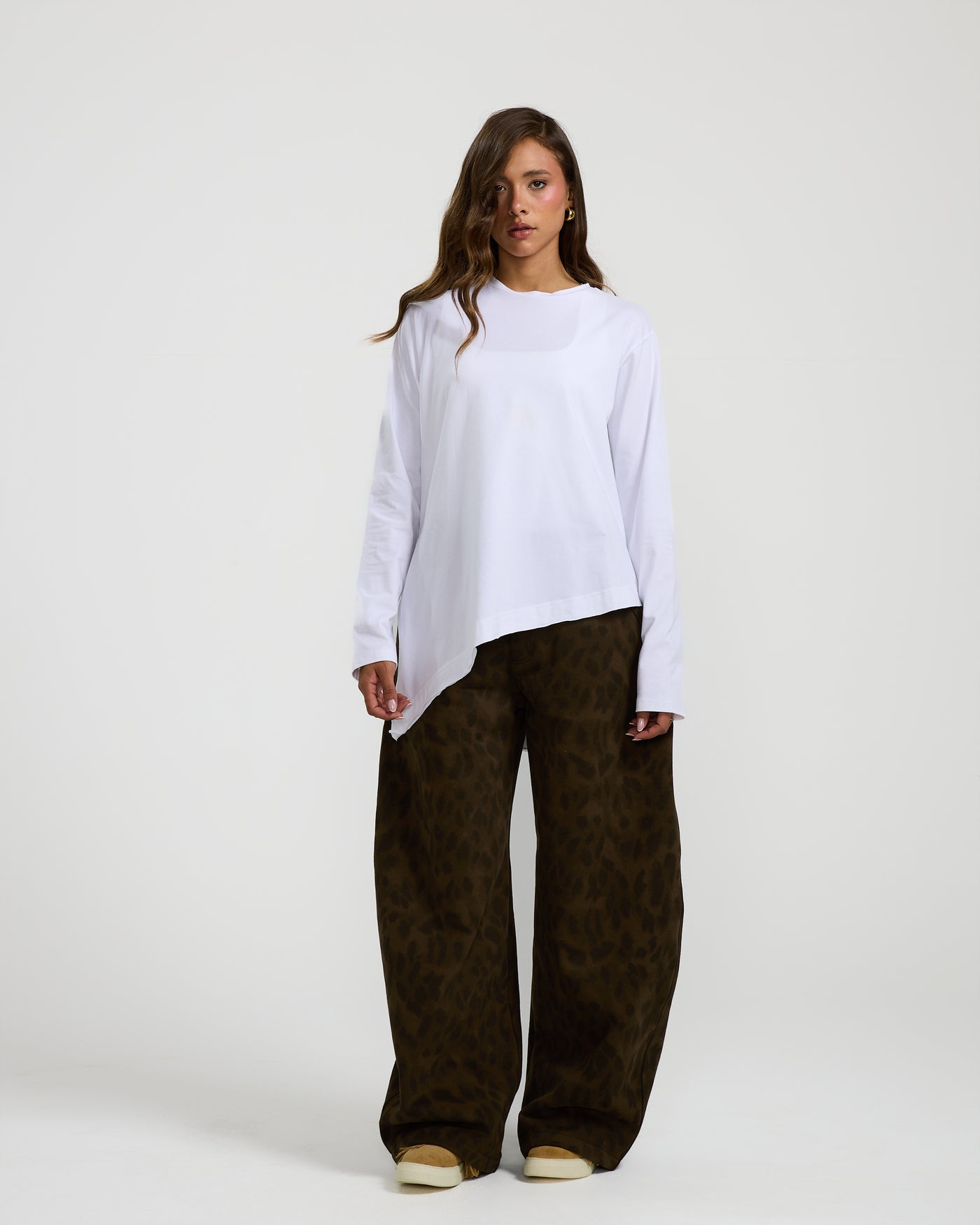 Asymmetrical Basic T-Shirt