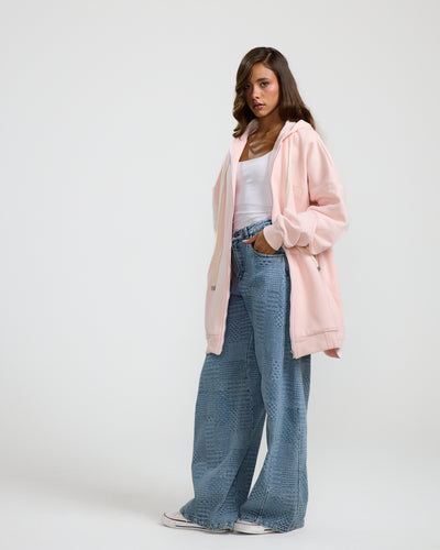 Super Oversize Hoodie Pink