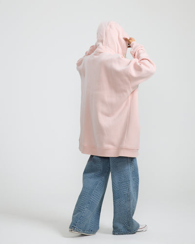 Super Oversize Hoodie Pink