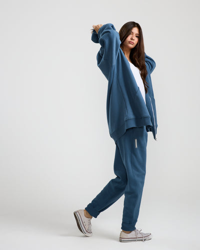 Super Oversize Hoodie Blue