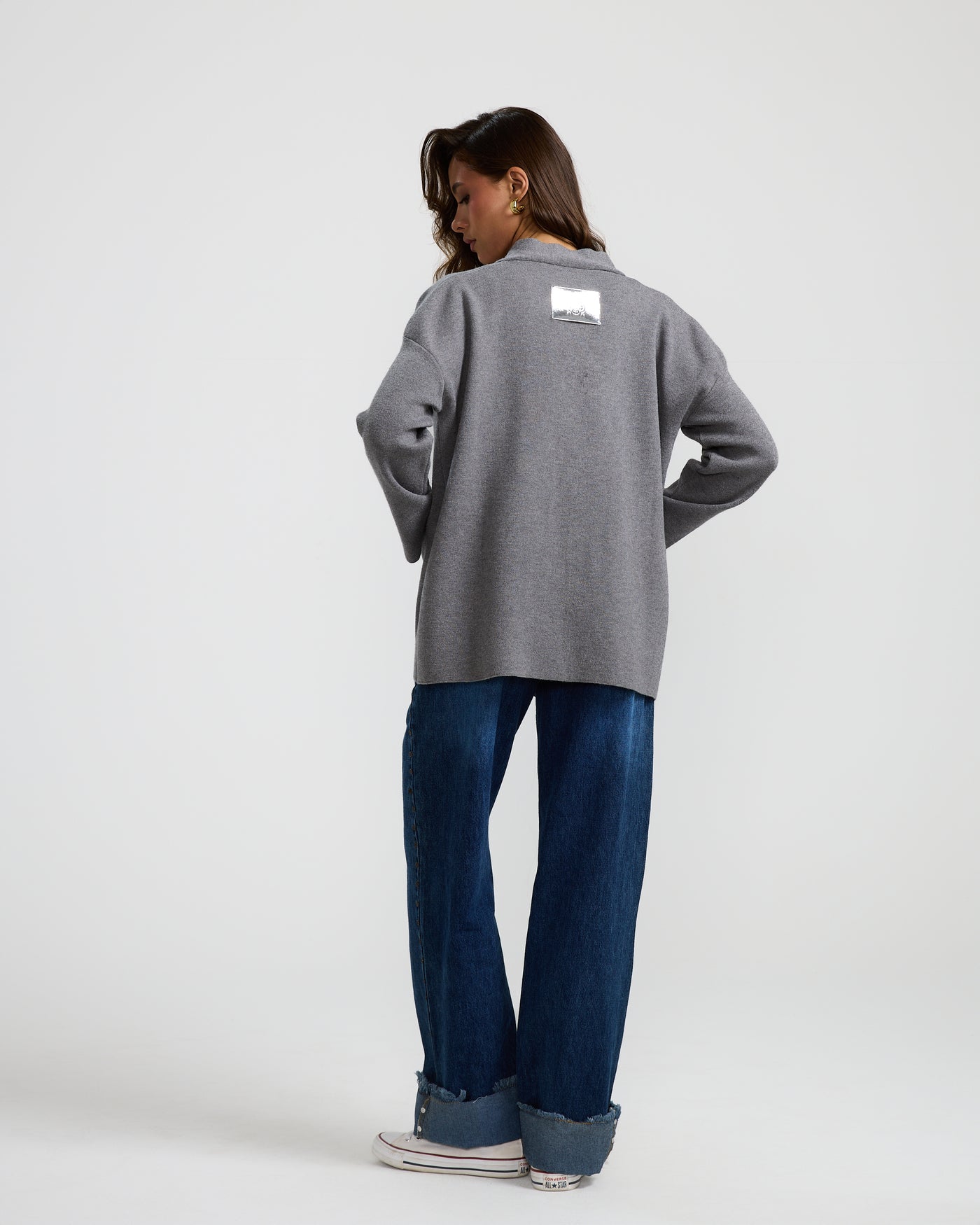 Oversize Sweater In Grey