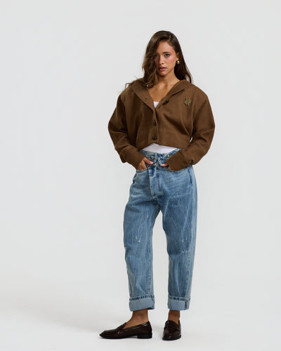 Short Hooded Sweater