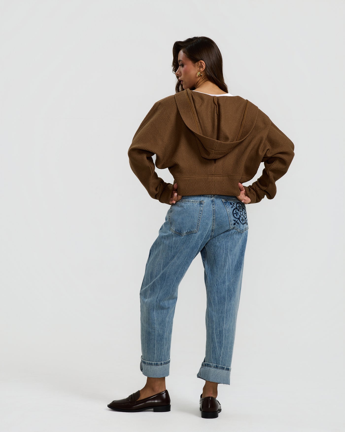 Short Hooded Sweater