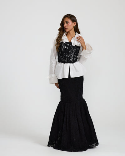 Mermaid Black Lace Skirt