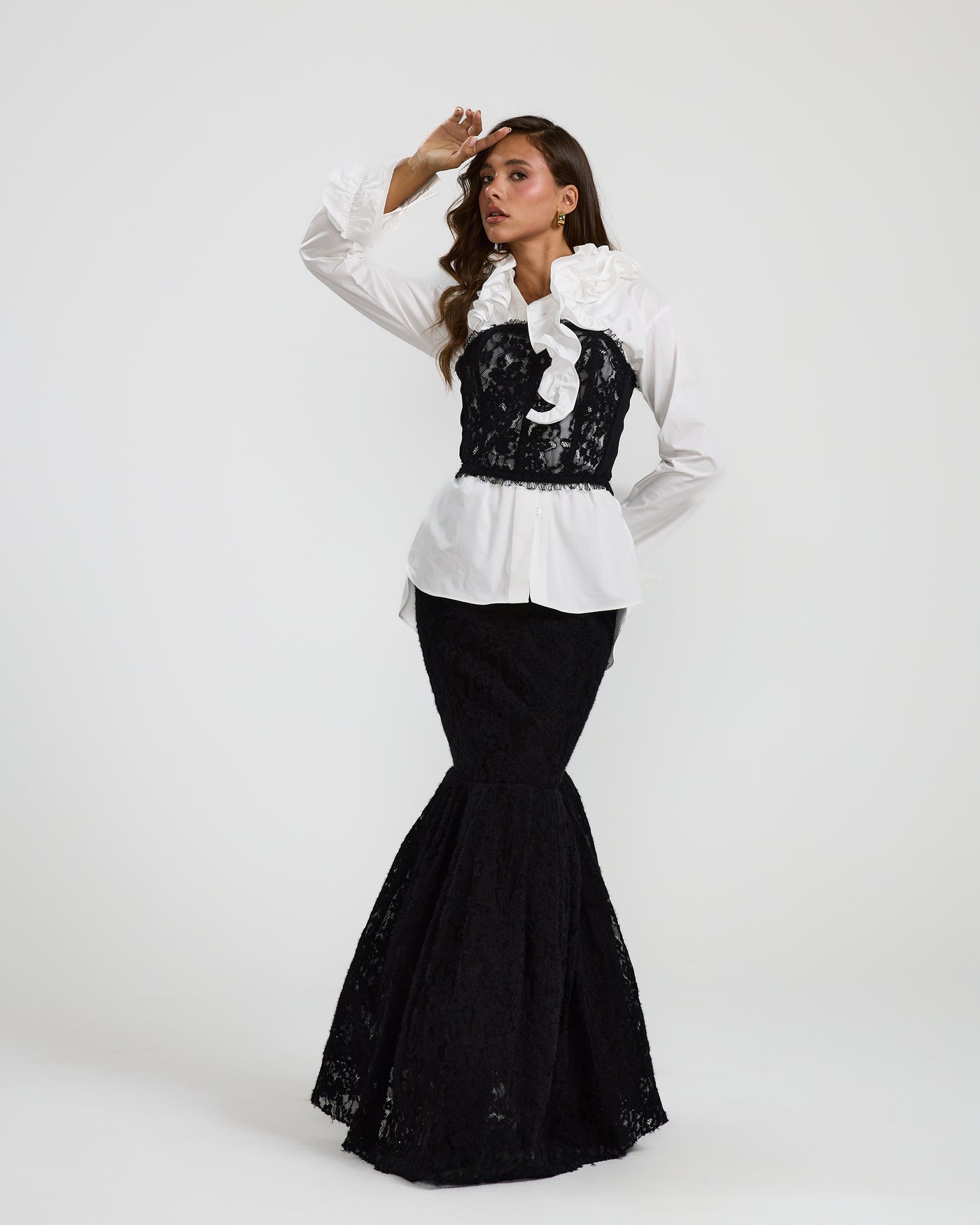 Mermaid Black Lace Skirt