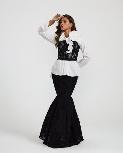 Mermaid Black Lace Skirt