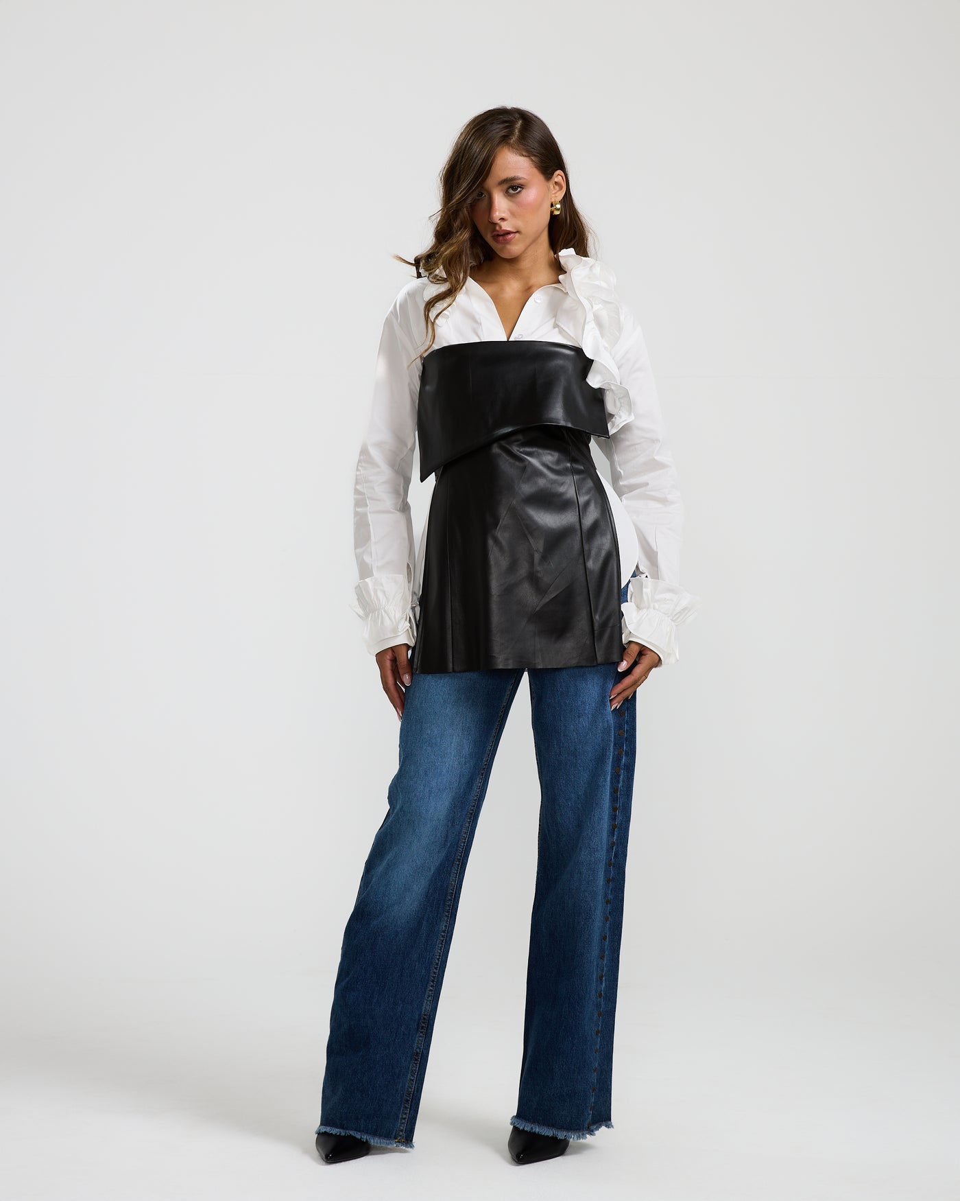 Leather Flapped Corset