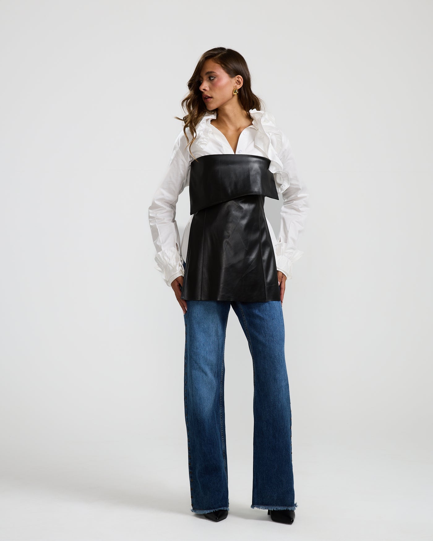 Leather Flapped Corset