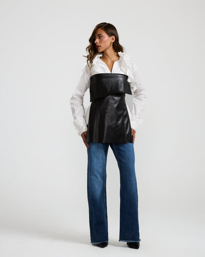 Leather Flapped Corset