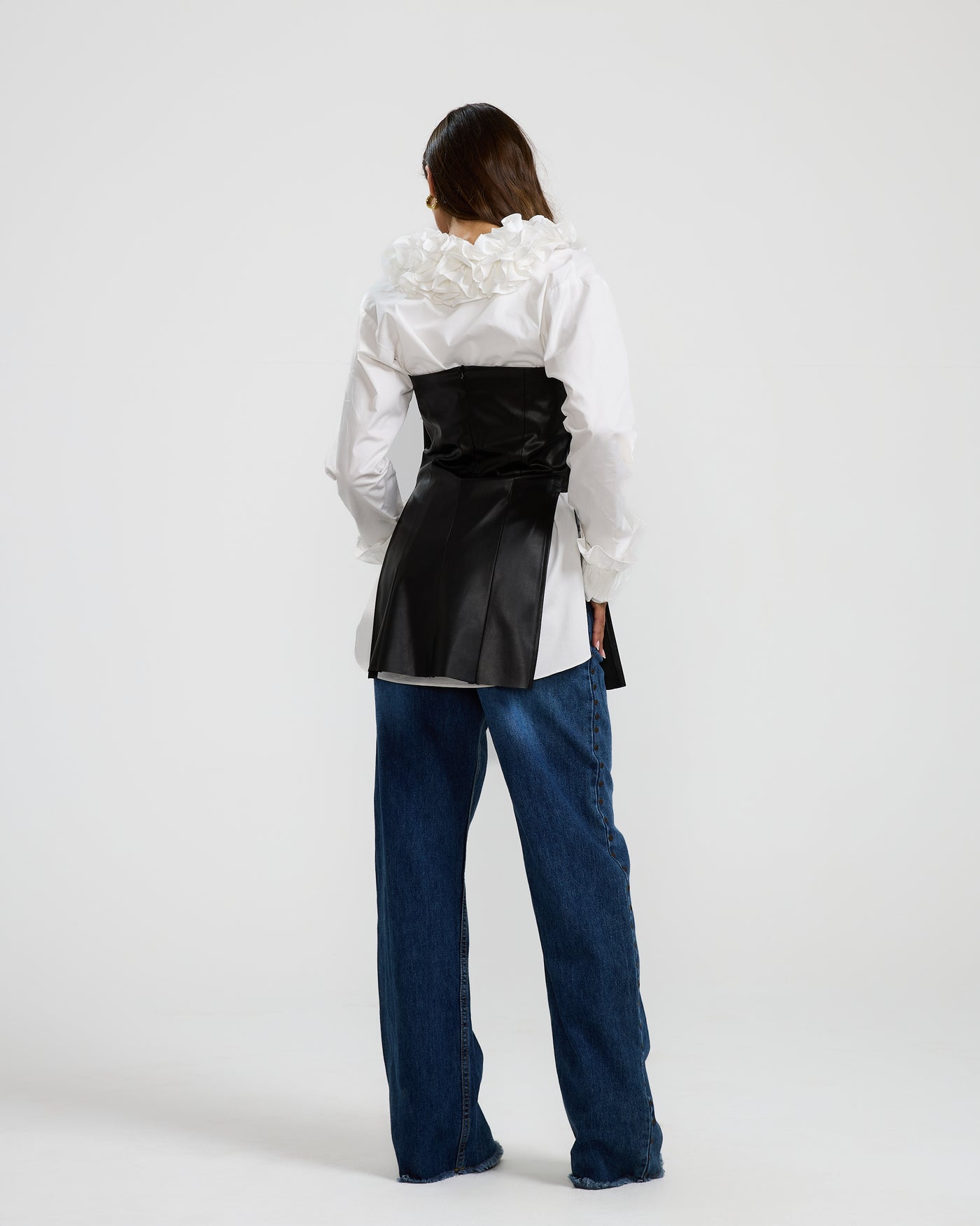 Leather Flapped Corset