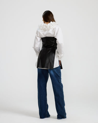 Leather Flapped Corset