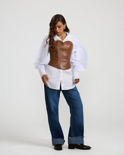 Tailored Leather Corset