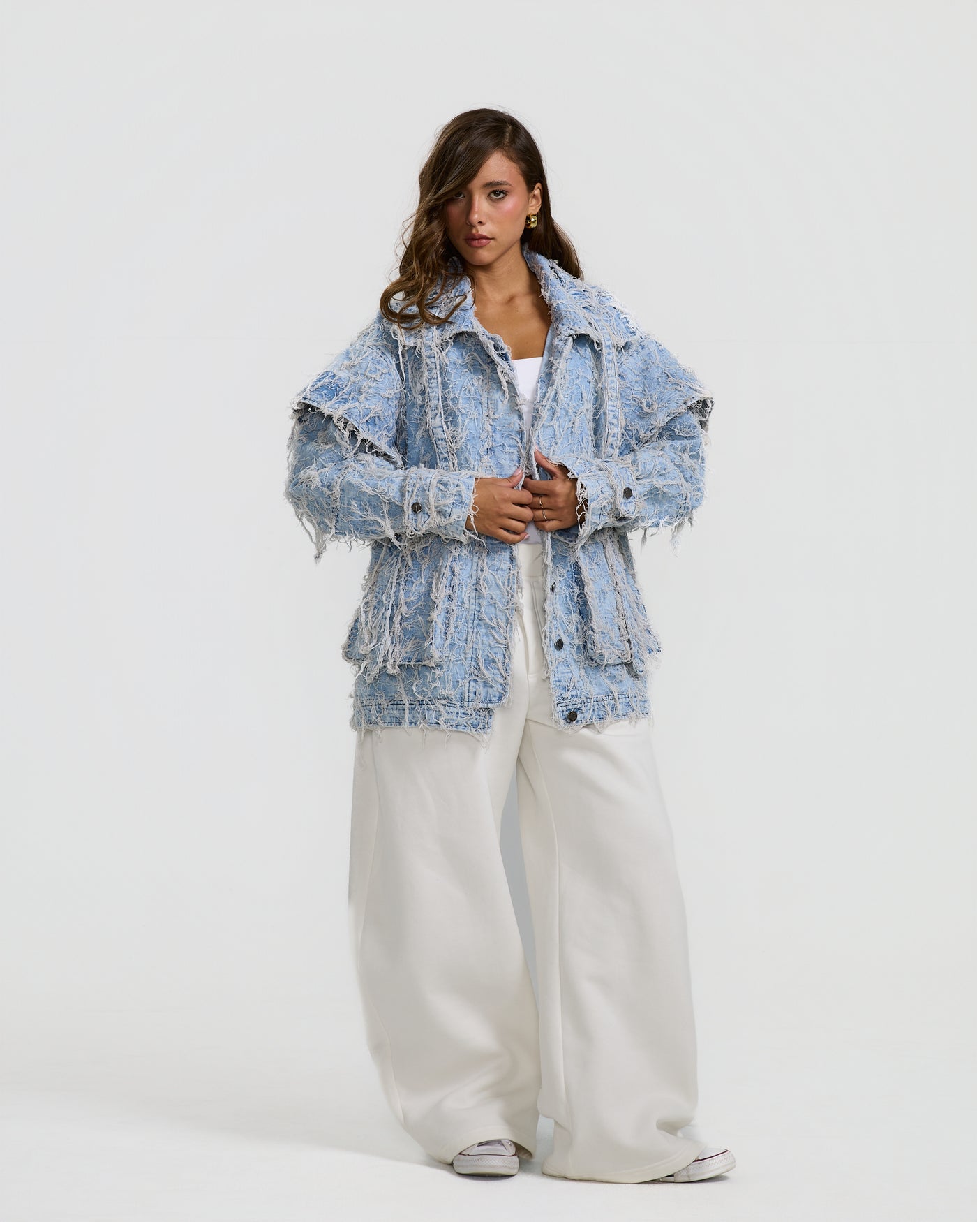 Bold Shoulders Mongolian Jacket