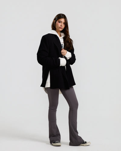 Flared Legging In Dark Grey