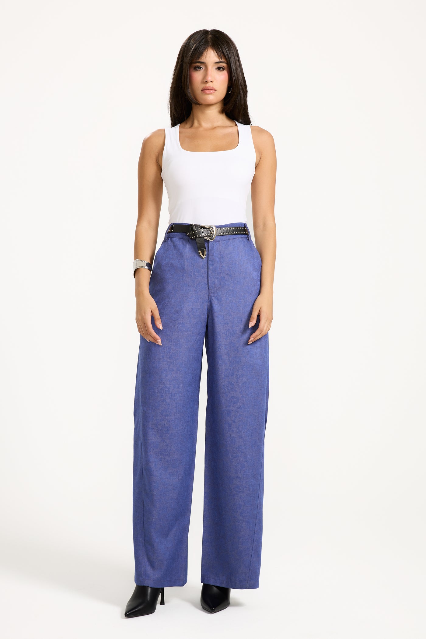 Barrel Suit Pants In Purple
