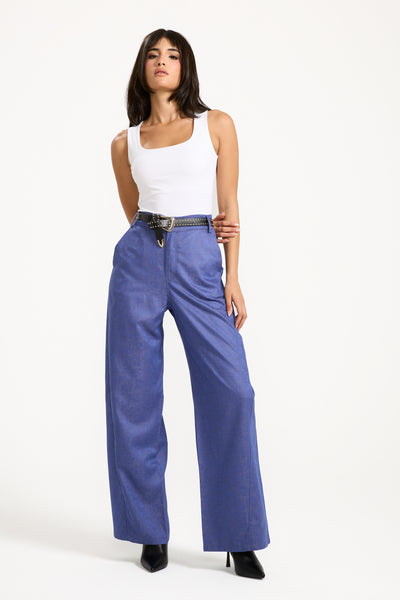 Barrel Suit Pants In Purple