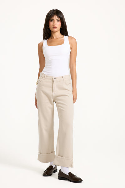 Beige Denim