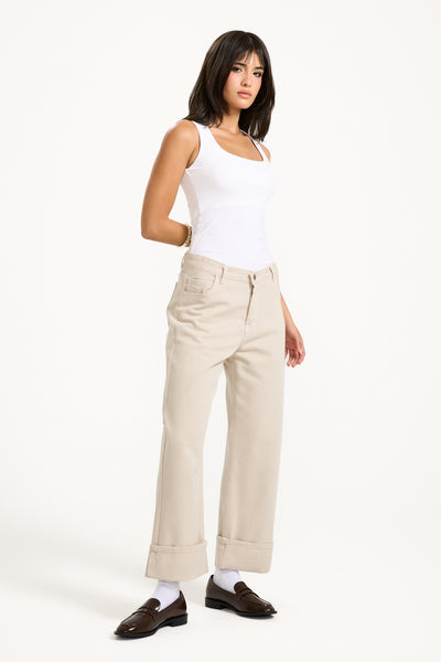 Beige Denim