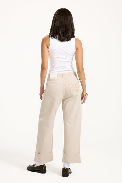 Beige Denim