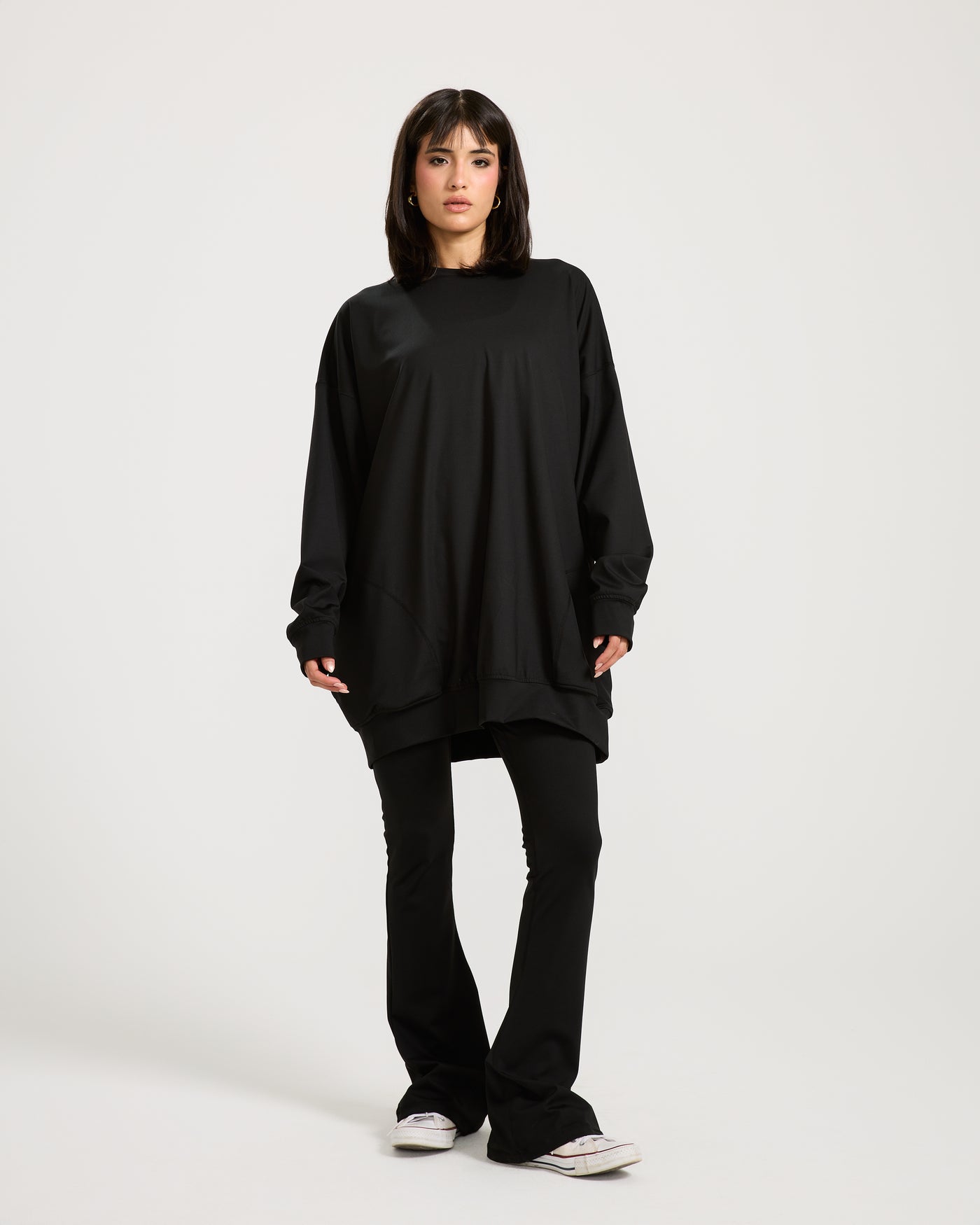 Super Oversize Sweatshirt In Black