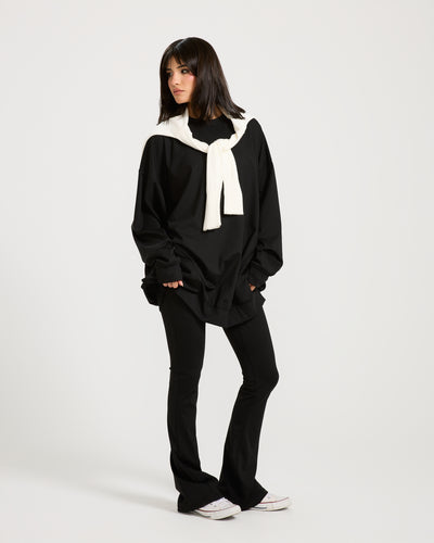 Super Oversize Sweatshirt In Black