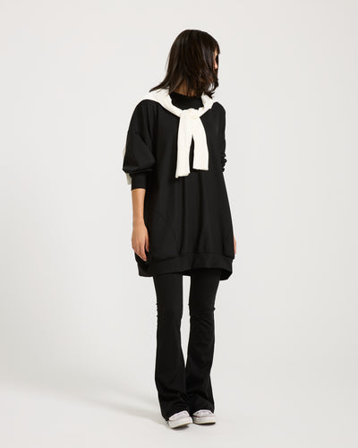 Super Oversize Sweatshirt In Black