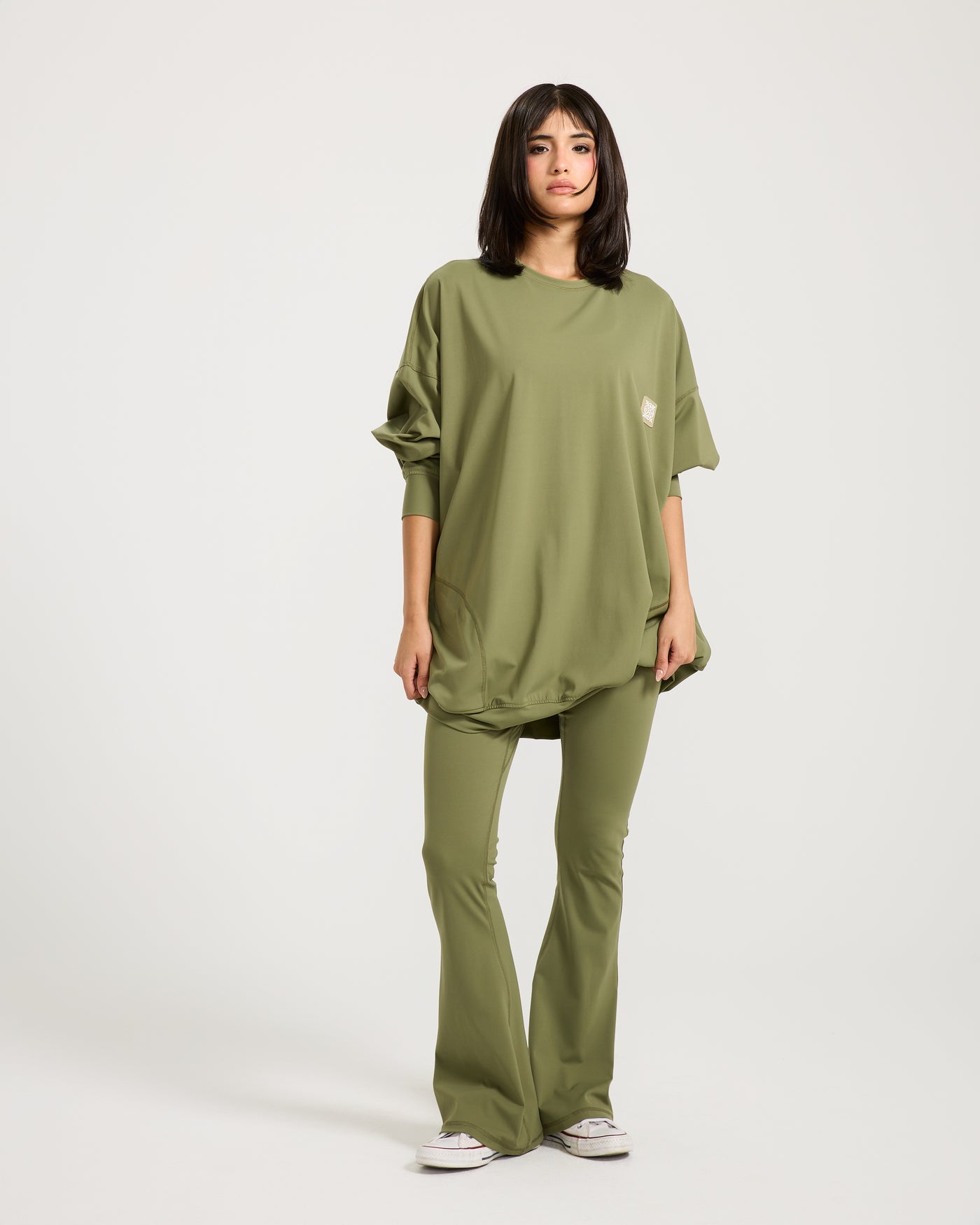 Super Oversize Sweatshirt In Olive