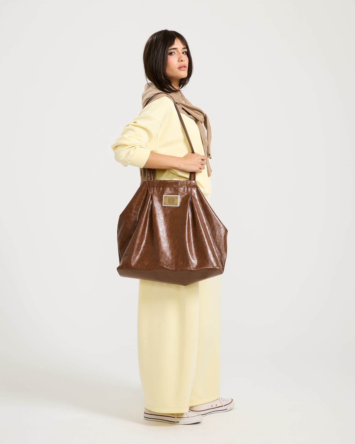 Maxi Brown Bag