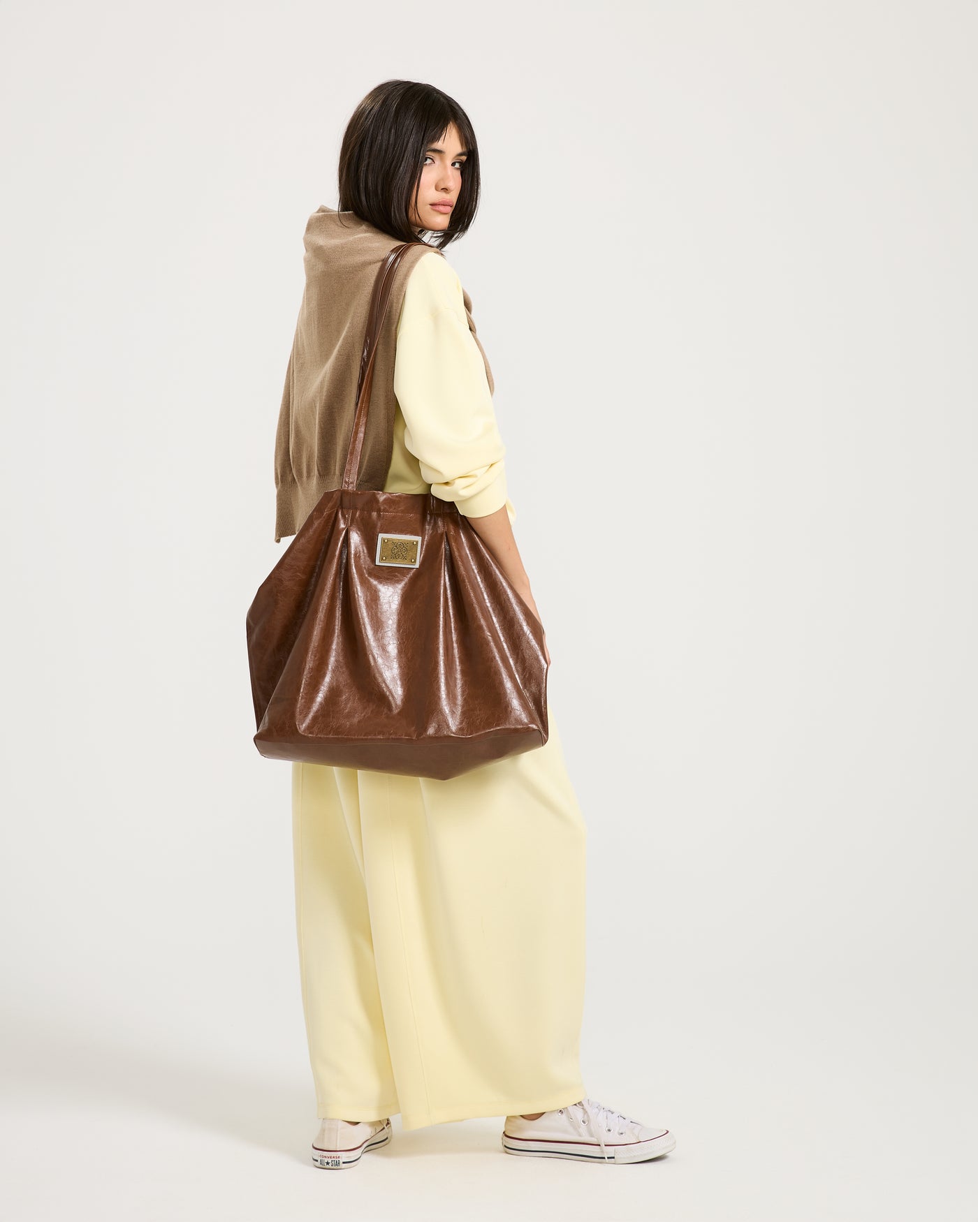 Maxi Brown Bag