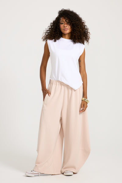 Soft Draped Sides Jogger