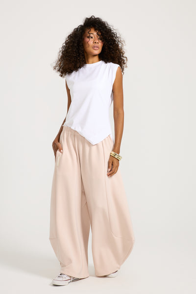 Soft Draped Sides Jogger