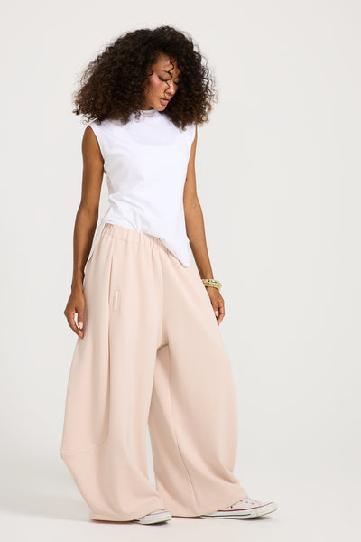 Soft Draped Sides Jogger