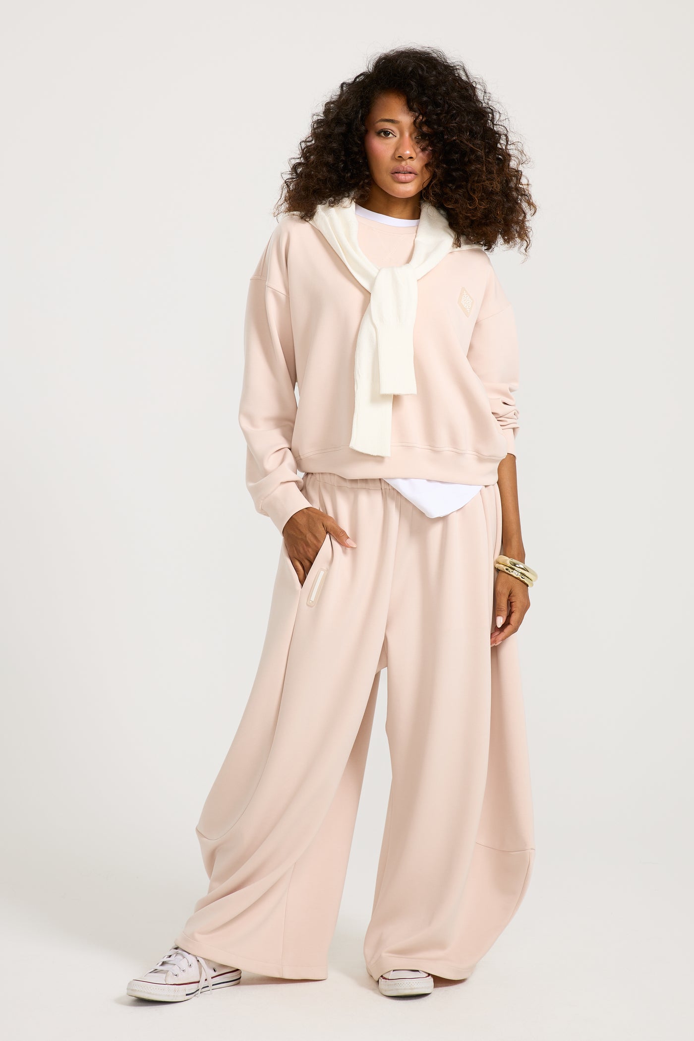 Soft Draped Sides Jogger