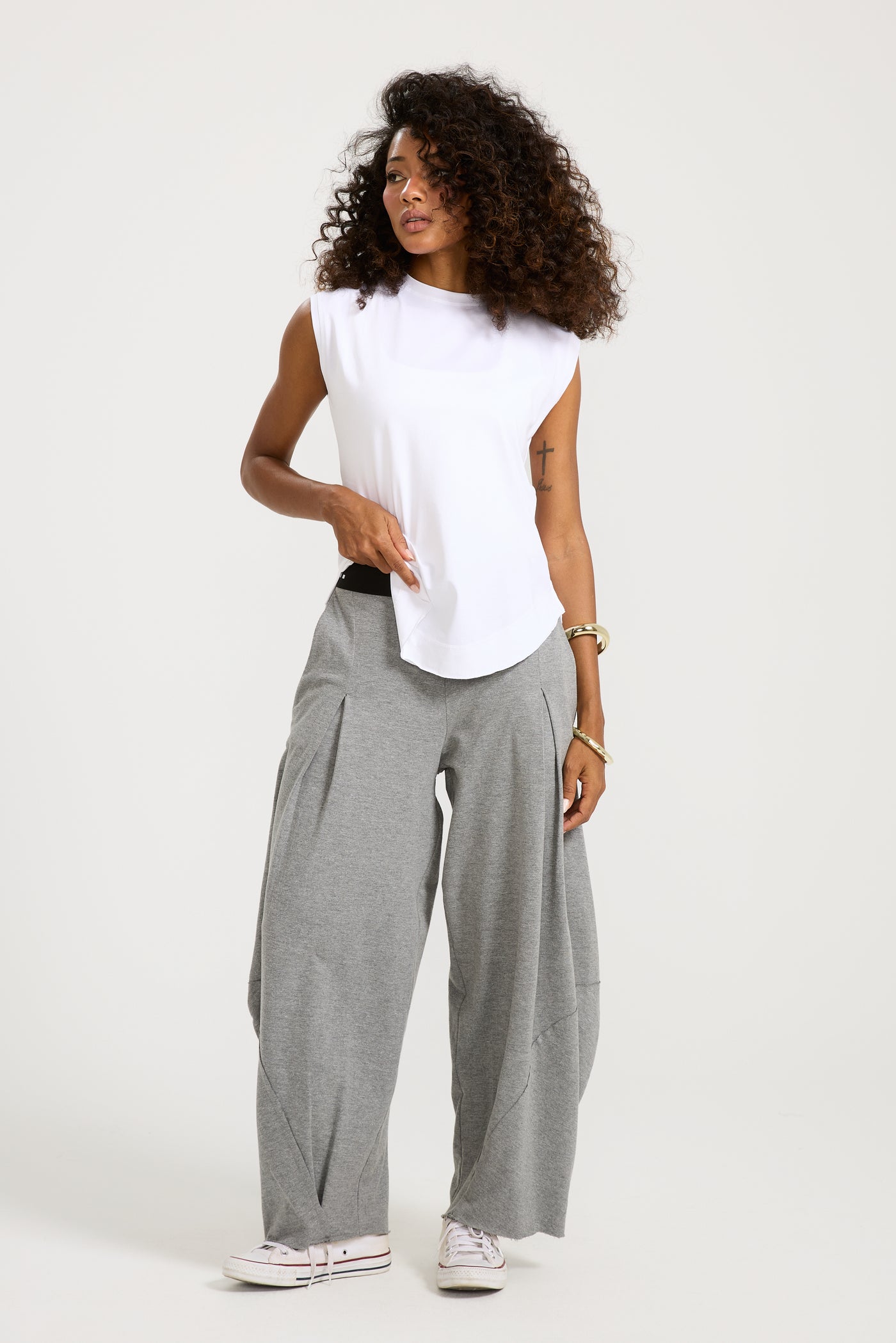 Patchwork Grey Sweatpants