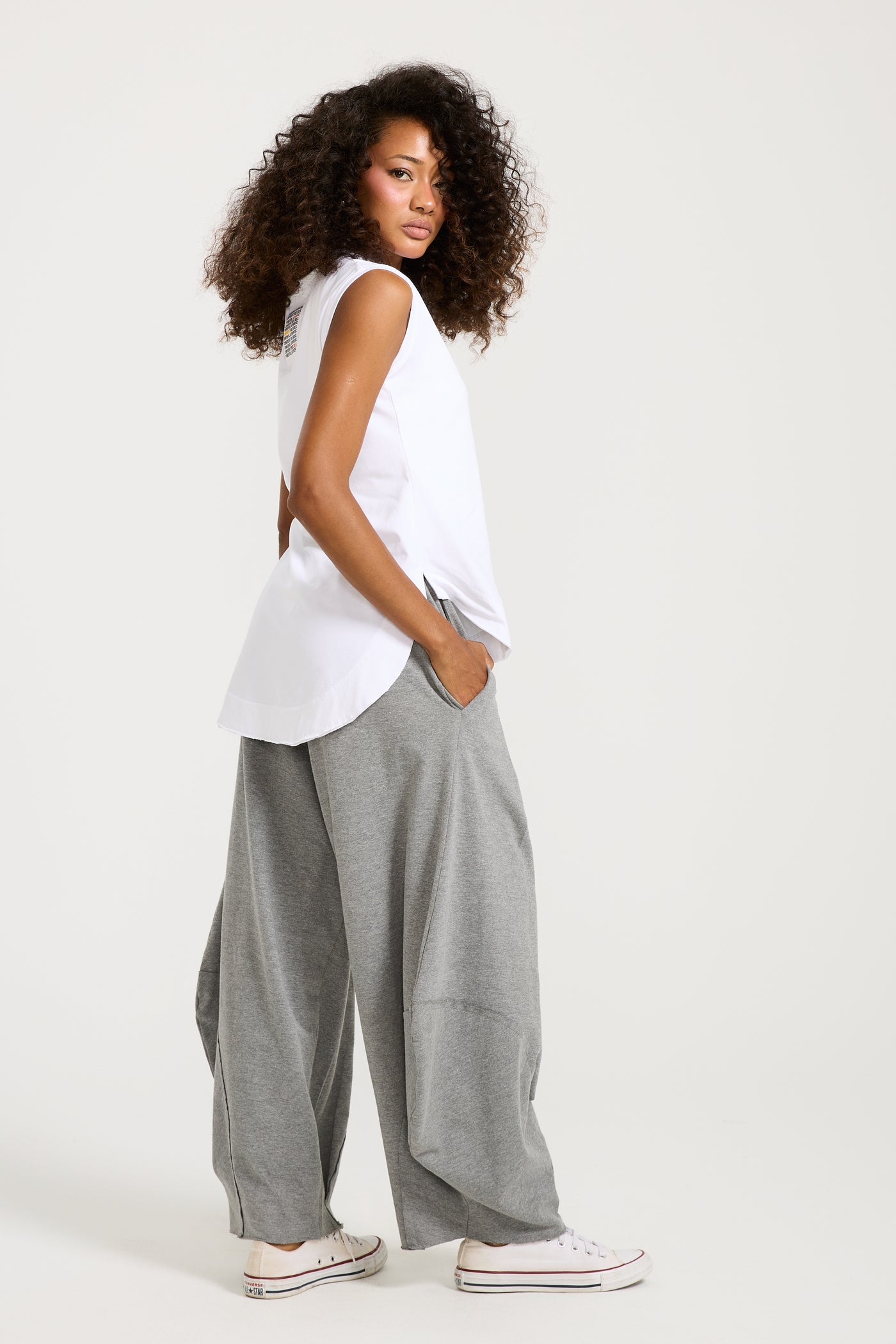 Patchwork Grey Sweatpants