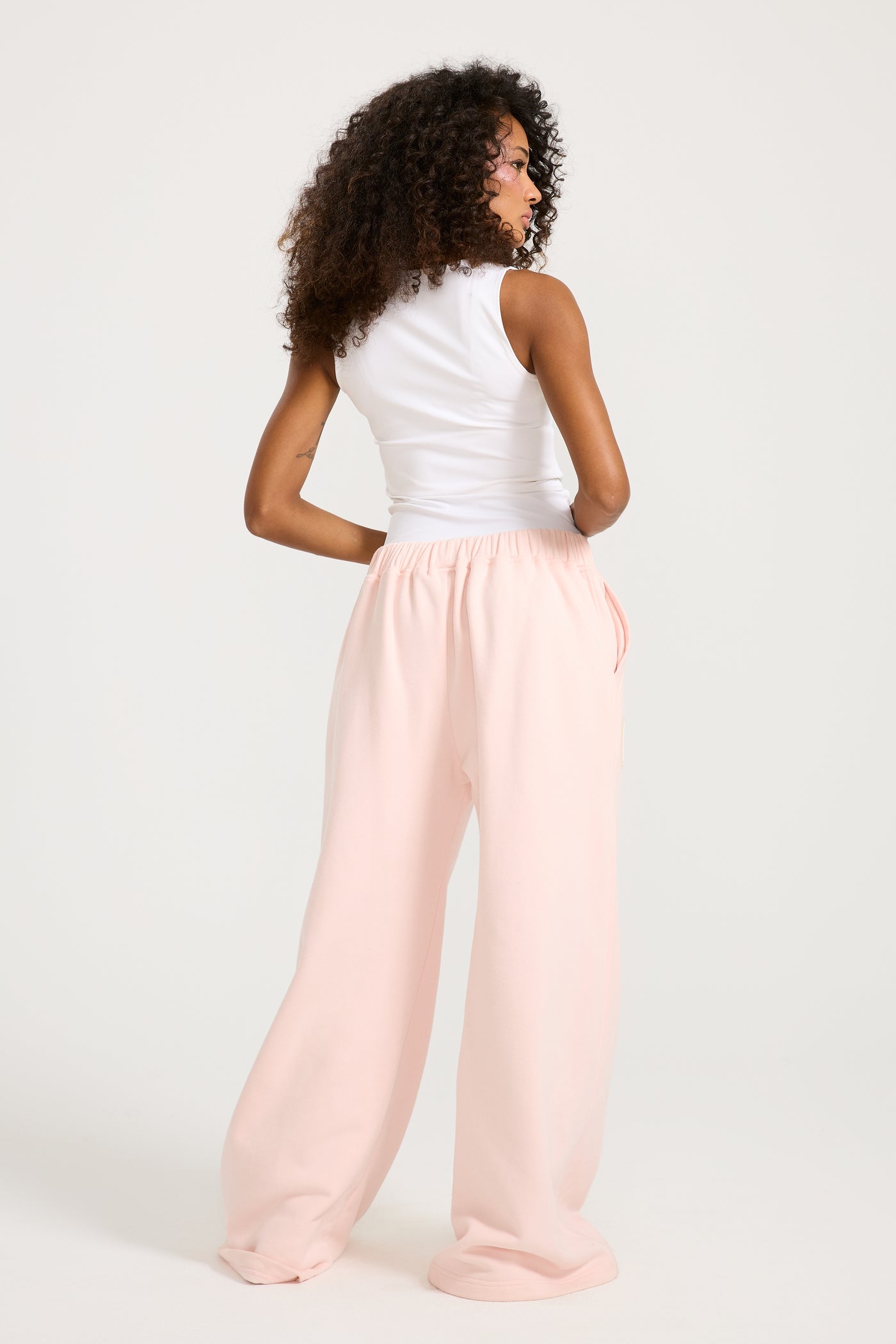 Wide leg Jogger Pink