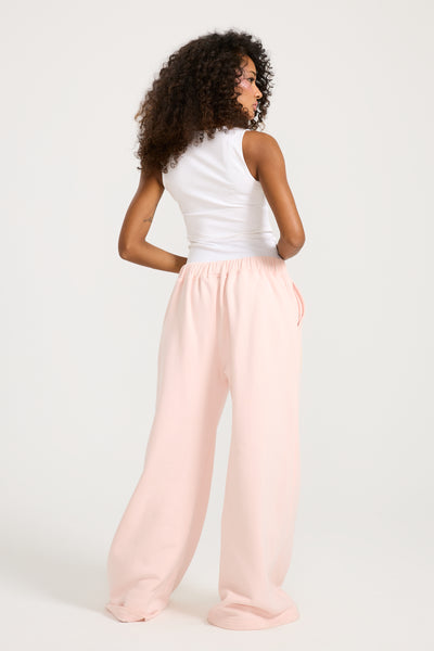Wide leg Jogger Pink