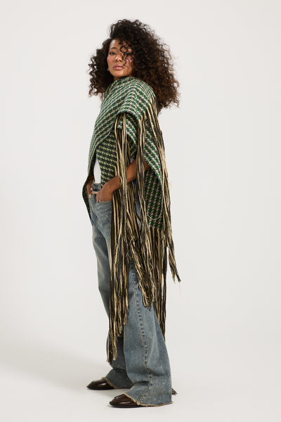 The Tweed Fringes Shawl