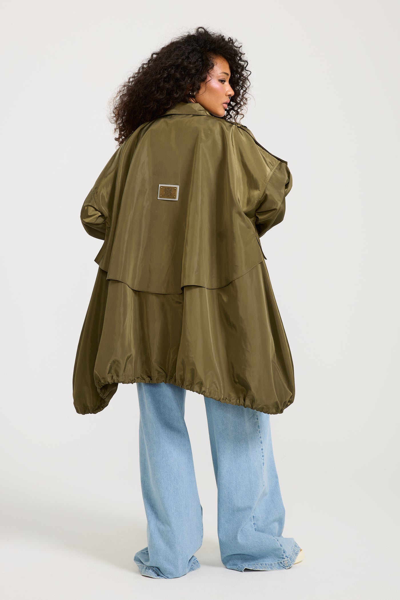 Ballon Waterproof Jacket In Olive