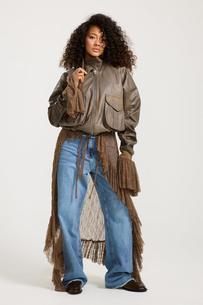 Bomber Leather Jacket