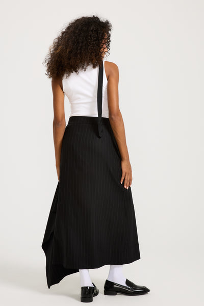 Black Asymmetrical Classic Skirt